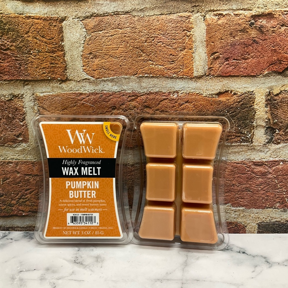 Woodwick Wax Melts, Pumpkin Butter, 2 Pack of 6, 3 oz